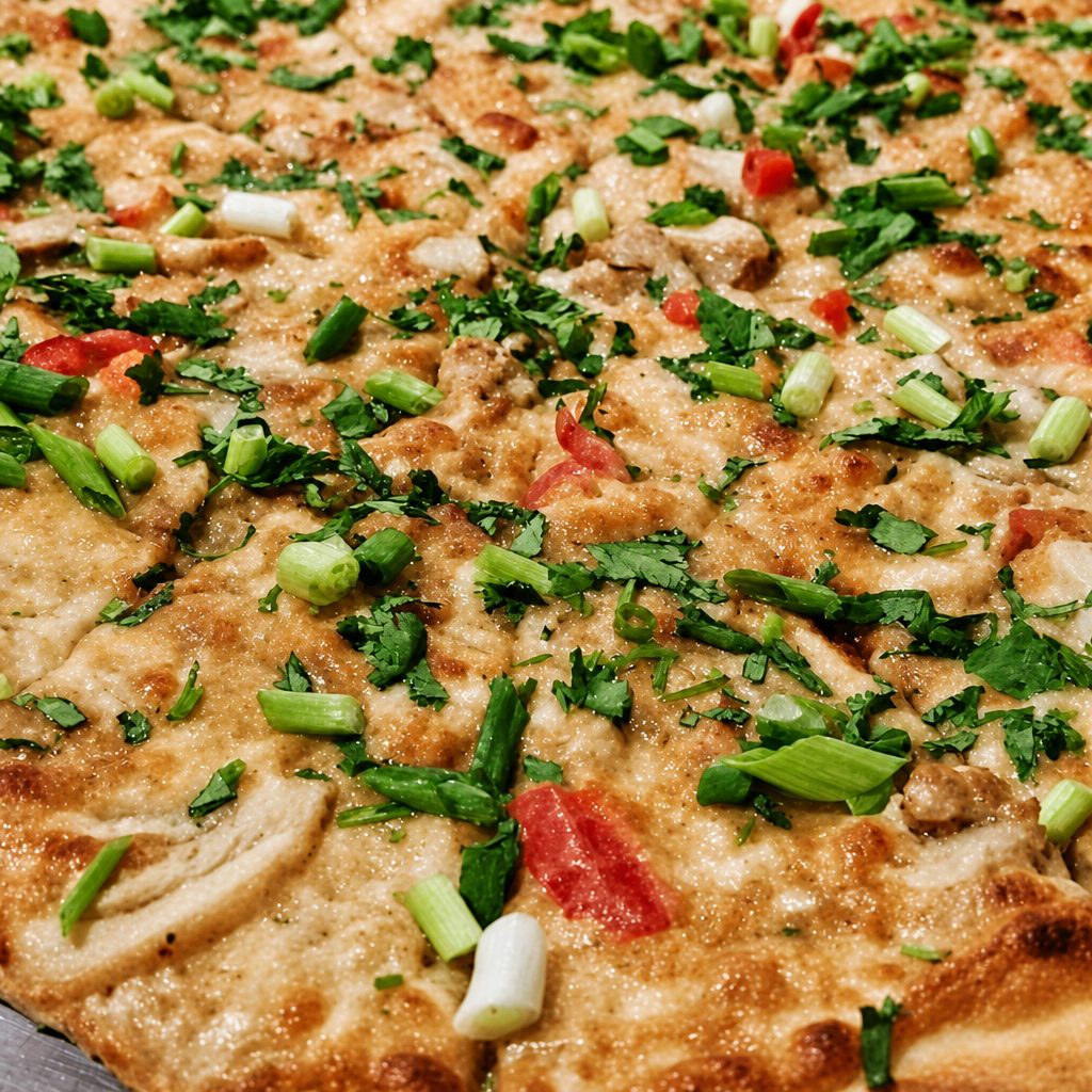 Thai Chicken Pizza.