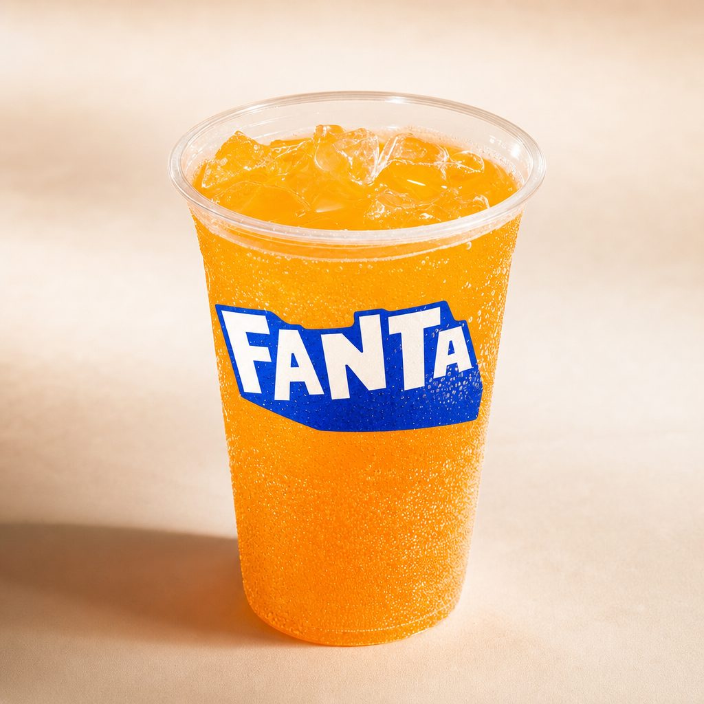 20 Oz. Orange Fanta.